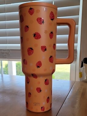 Simple Modern 40 oz Trek Tumbler Strawberry Whole Foods Exclusive